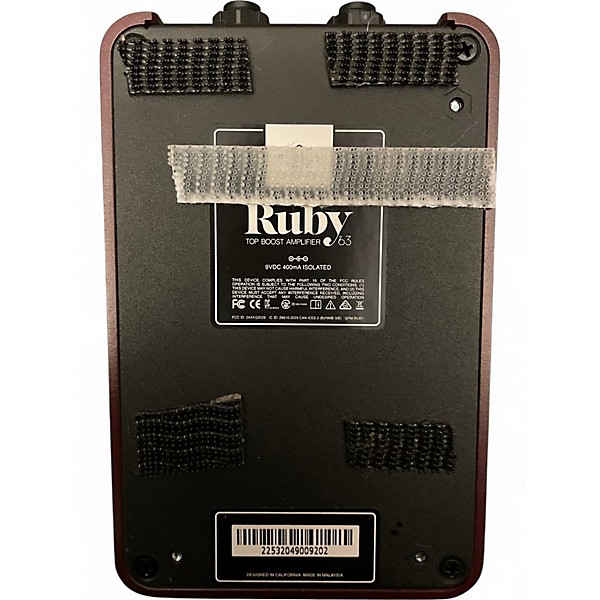 Used Universal Audio Ruby 63 Top Boost Amp Effect Pedal