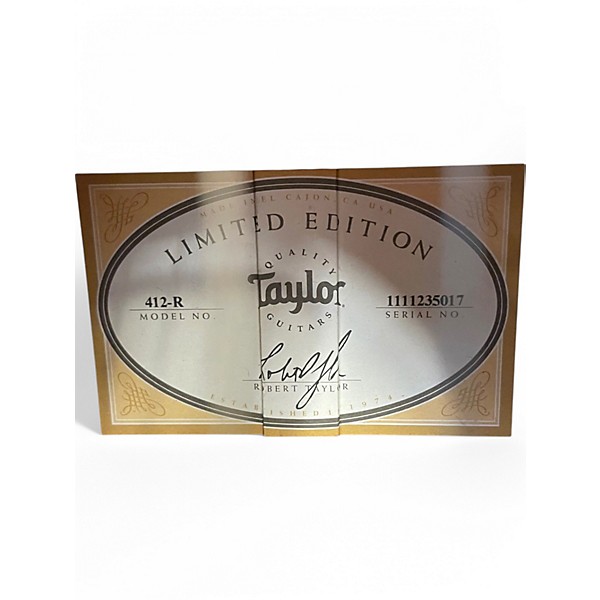 Used Taylor 412 R Natural Acoustic Guitar