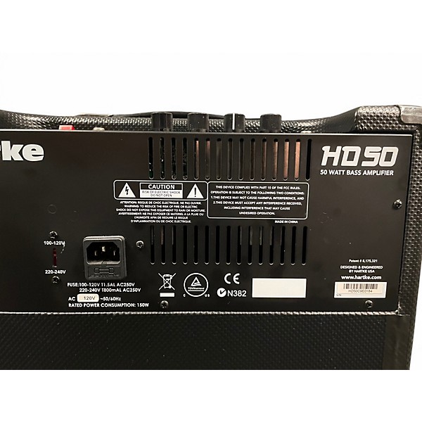 Used Hartke HD50 1x10 50w Bass Combo Amp