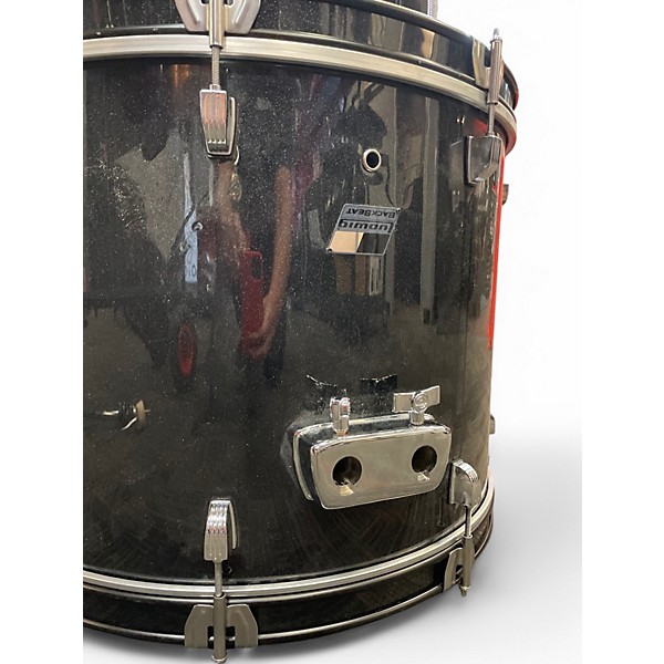 Used Ludwig 5 Piece backbeat Black Sparkle Drum Kit