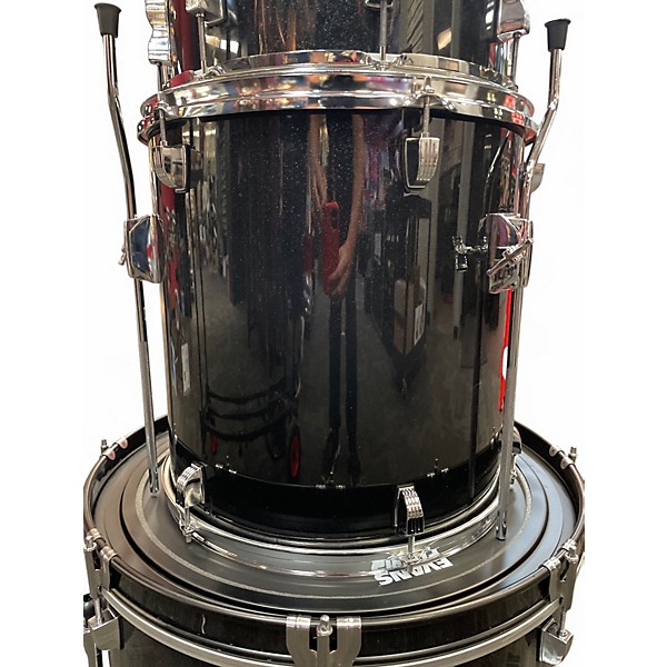 Used Ludwig 5 Piece backbeat Black Sparkle Drum Kit