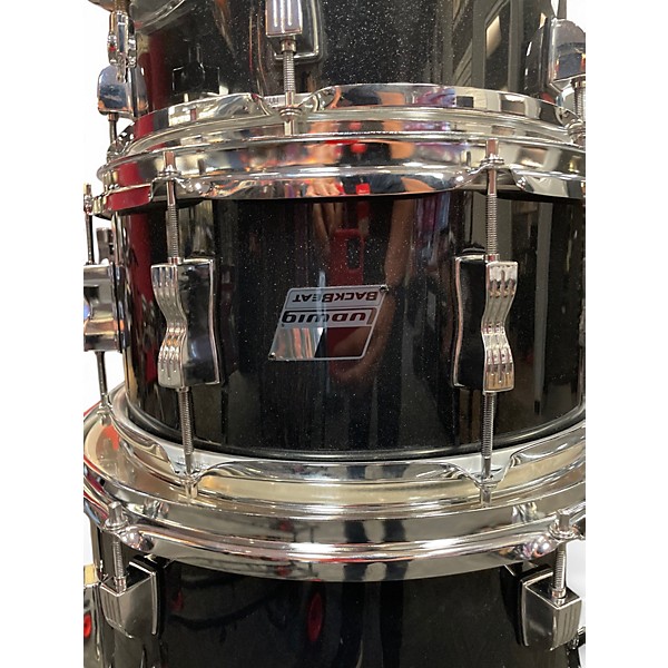 Used Ludwig 5 Piece backbeat Black Sparkle Drum Kit