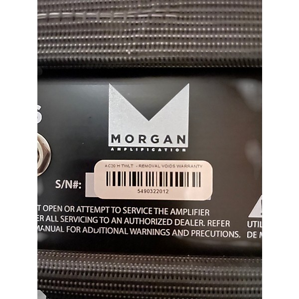 Used Morgan AC20 HEAD & 1X12 CAB Guitar Stack