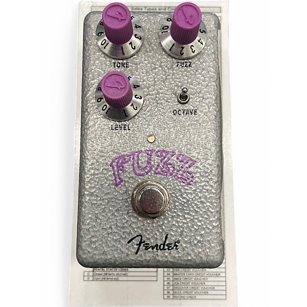 Used Fender HAMMERTONE FLANGER Effect Pedal