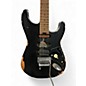 Used EVH FRANKENSTEIN RELIC Black Solid Body Electric Guitar