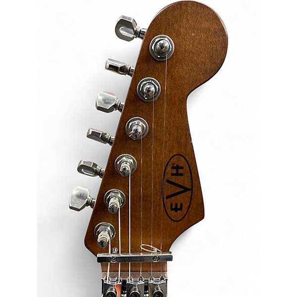 Used EVH FRANKENSTEIN RELIC Black Solid Body Electric Guitar