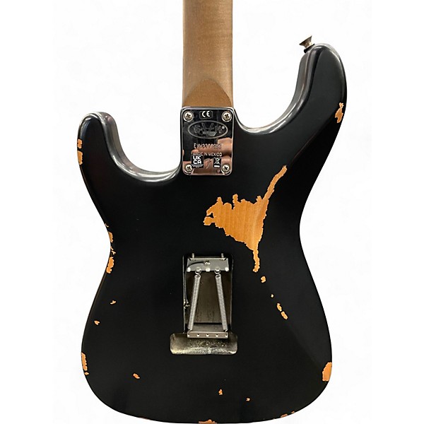 Used EVH FRANKENSTEIN RELIC Black Solid Body Electric Guitar