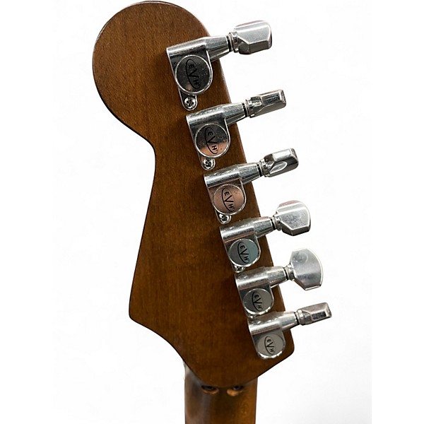 Used EVH FRANKENSTEIN RELIC Black Solid Body Electric Guitar