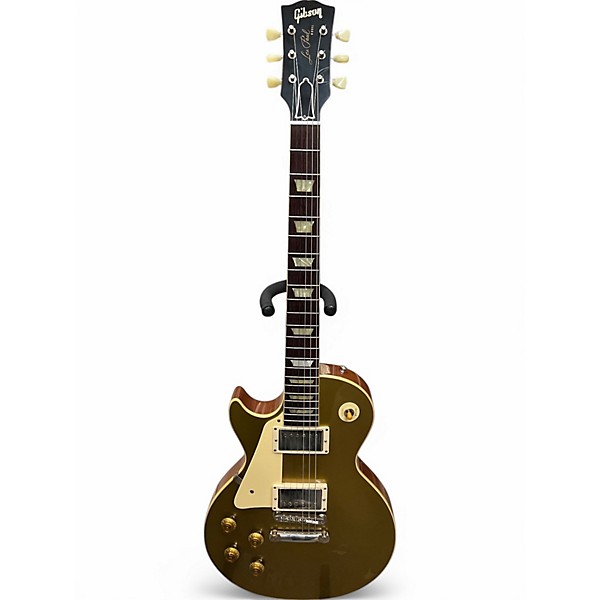 Used 2021 Gibson 57 LEFT HANDED LES PAUL CUSTOM SHOP GOLD TOP REISSUE Gold Electric Guitar
