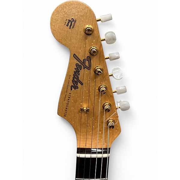 Used 2022 Fender FENDER LEFT HANDED CUSTOM SHOP STRAT Vintage White Electric Guitar