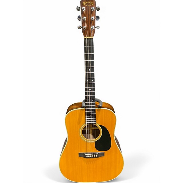 Vintage 1977 Martin D-28 Natural Acoustic Guitar