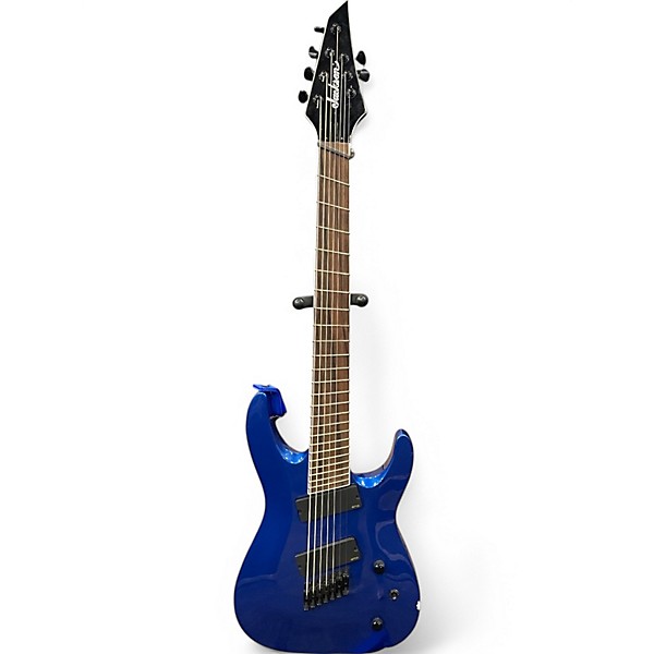 Used Jackson SLAT7 Blue Solid Body Electric Guitar
