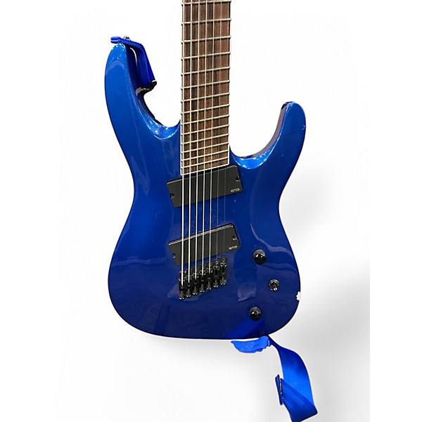 Used Jackson SLAT7 Blue Solid Body Electric Guitar