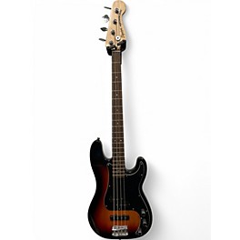 Used Squier Precision Bass Brown Sunburst Electric Bass Guitar