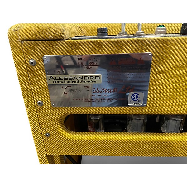 Used Fender ALESSANDRO HW 59 BASSMAN Tube Guitar Combo Amp