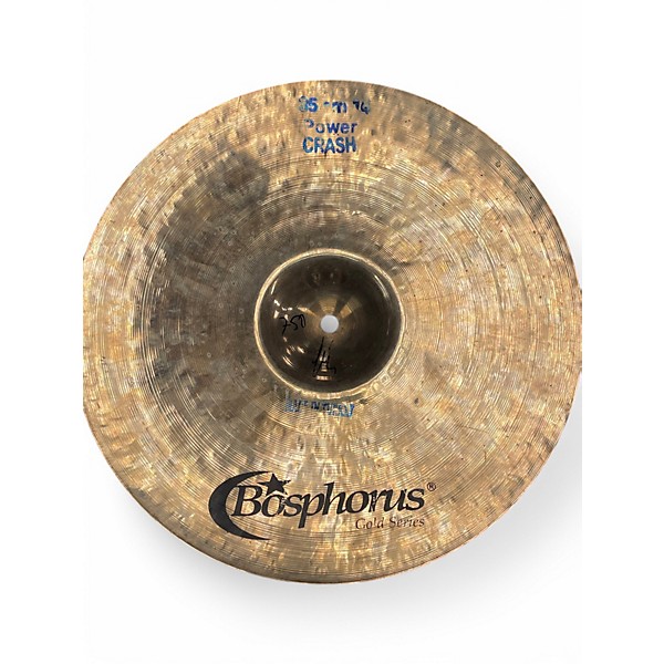 Used Bosphorus Cymbals 14in Gold Series Power Crash Cymbal