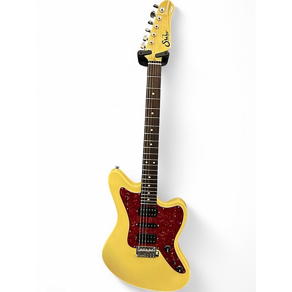 Used 2024 Suhr Ian Thornley Signature Classic JM Vintage Yellow Solid Body Electric Guitar