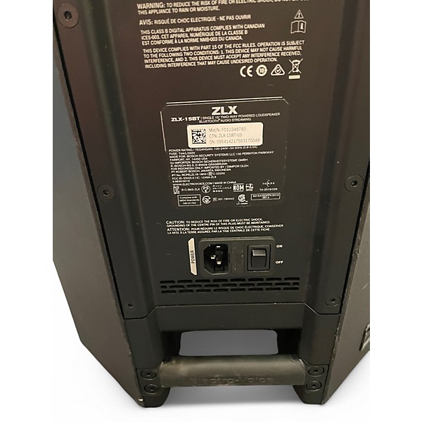 Used Electro-Voice ZLX15BT Powered Speaker