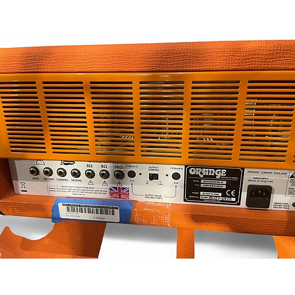 Used Orange Amplifiers Rockerverb 50 Tube Guitar Amp Head