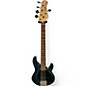 Used Sterling by Music Man StingRay5 SUB Series Trans Blue Satin Electric Bass Guitar thumbnail