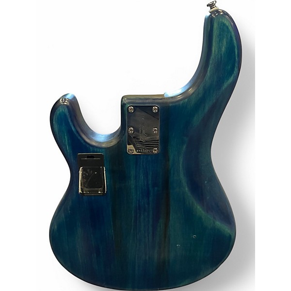 Used Sterling by Music Man StingRay5 SUB Series Trans Blue Satin Electric Bass Guitar