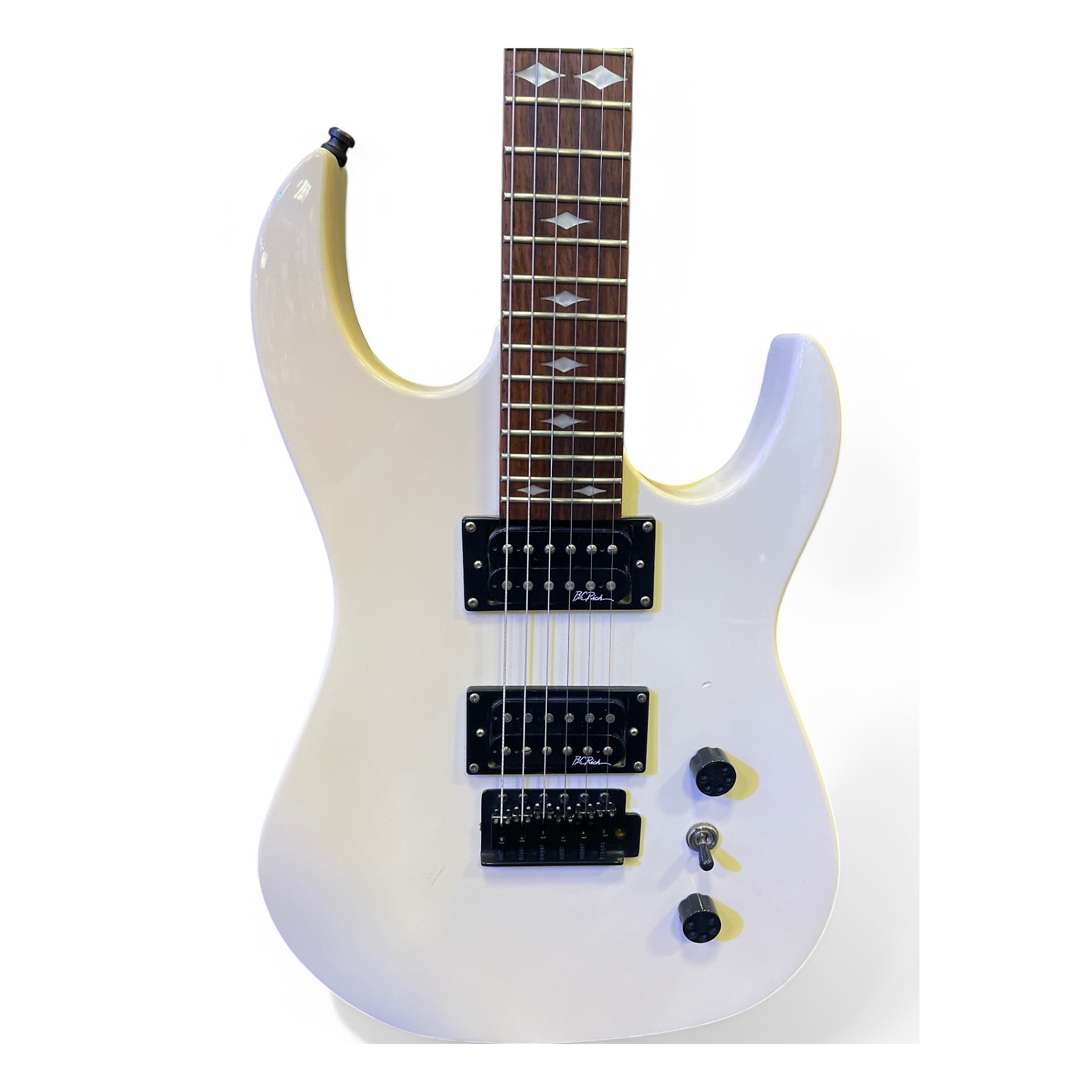 Used B.C. Rich Used B.C. Rich ASM1 WHITE Solid Body Electric Used B.C. Rich Used B.C. Rich ASM1 WHITE Solid Body Electric
