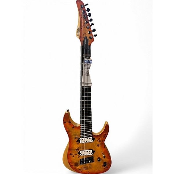 Used Schecter Guitar Research REAPER-7 Infernoburst Solid Body Electric Guitar