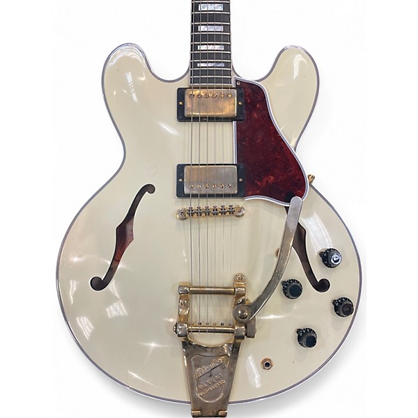 Used Gibson ES-355 VOS Antique White Hollow Body Electric Guitar