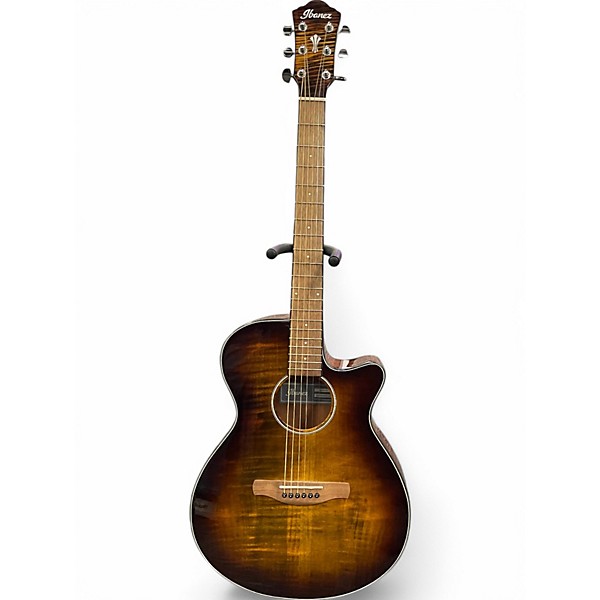Used Ibanez AEG70 Amber Acoustic Electric Guitar