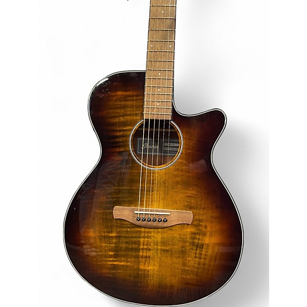 Used Ibanez AEG70 Amber Acoustic Electric Guitar