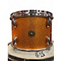 Used Gretsch Drums 3 Piece Round Badge Bop Orange Sparkle Drum Kit