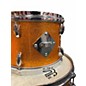 Used Gretsch Drums 3 Piece Round Badge Bop Orange Sparkle Drum Kit