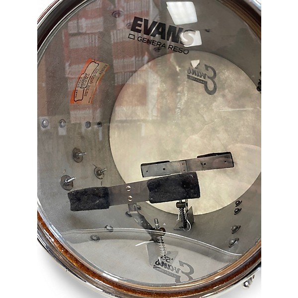 Used Gretsch Drums 3 Piece Round Badge Bop Orange Sparkle Drum Kit