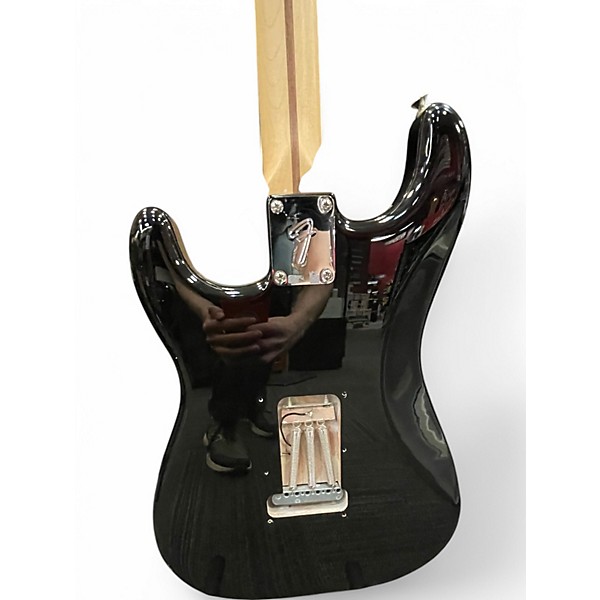 Used Fender Player One Stratocaster Black Solid Body Electric Guitar