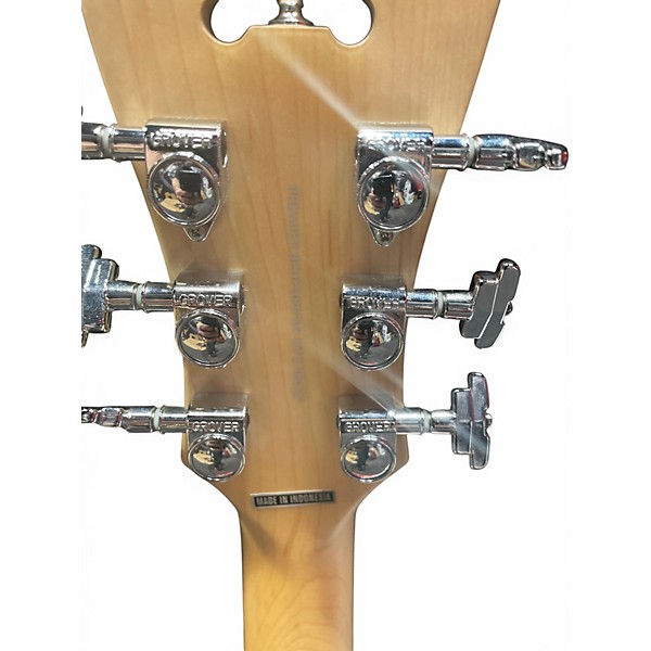 Used D'Angelico Premiere Bedford SH Orange Hollow Body Electric Guitar