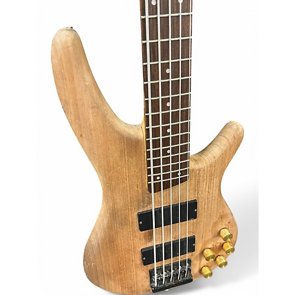 Used Ibanez SR485 Natural Electric Bass Guitar