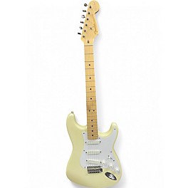 Vintage 1998 Fender Eric Clapton Stratocaster White Solid Body Electric Guitar
