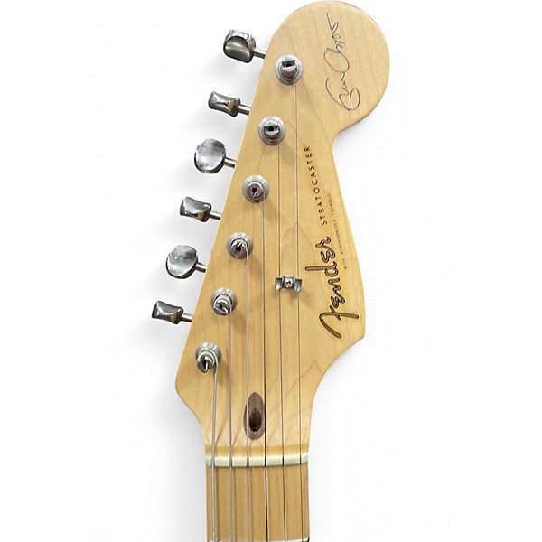 Vintage 1998 Fender Eric Clapton Stratocaster White Solid Body Electric Guitar