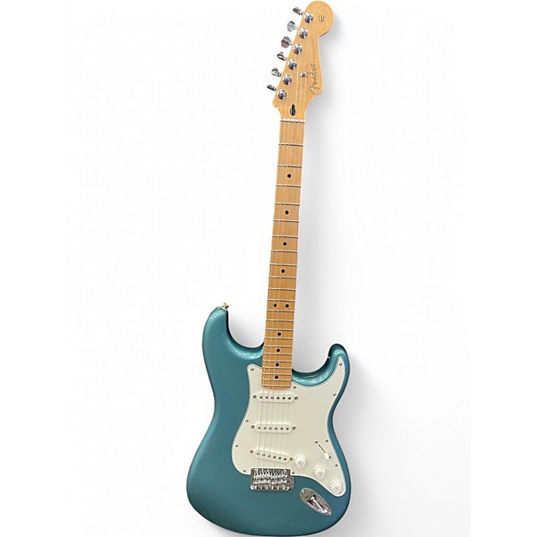 Used Fender 75TH PLAYERS STRATOCASTER Metallic Aqua Marine Solid Body Electric Guitar