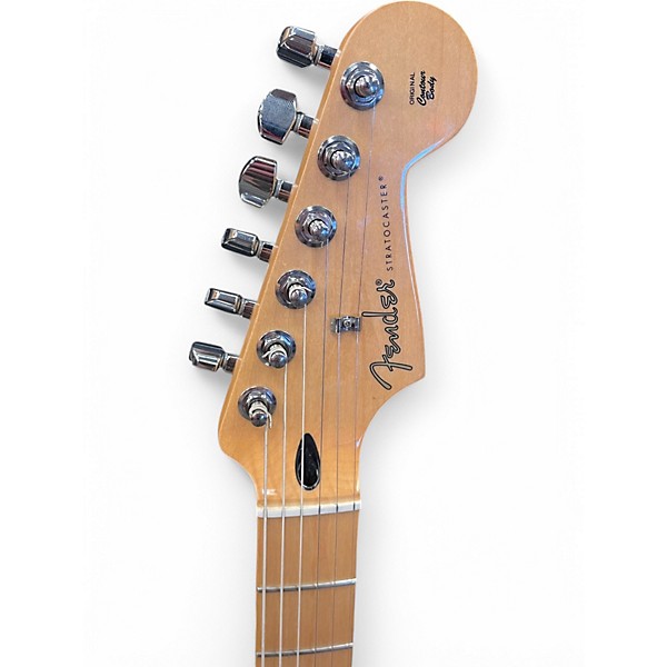 Used Fender 75TH PLAYERS STRATOCASTER Metallic Aqua Marine Solid Body Electric Guitar