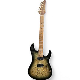 Used Ibanez AZ242PBG Charcoal Black Burst Solid Body Electric Guitar