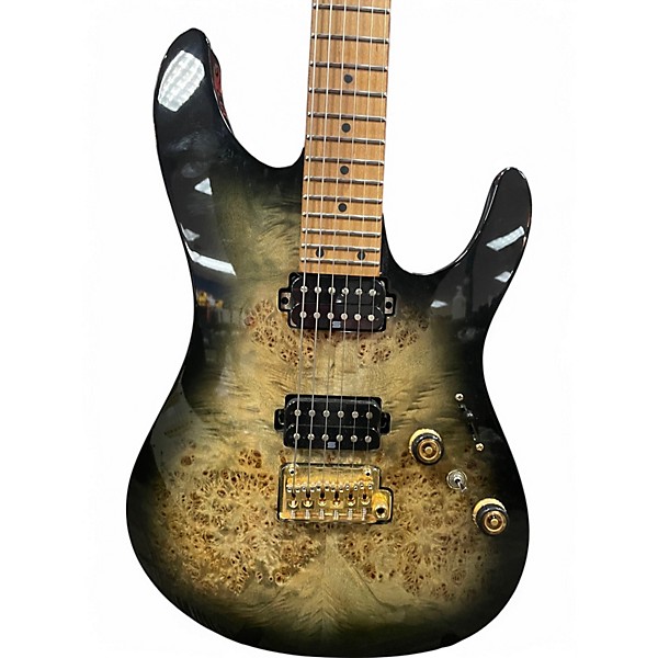 Used Ibanez AZ242PBG Charcoal Black Burst Solid Body Electric Guitar