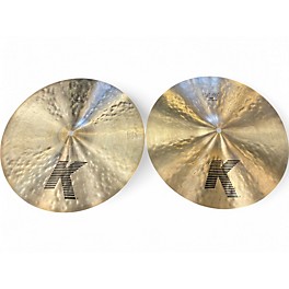 Used Zildjian 15in K Light Hi Hat Pair Cymbal