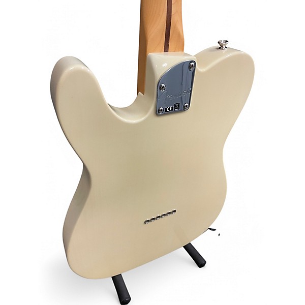 Used Fender Deluxe Nashville Telecaster White Blonde Solid Body Electric Guitar