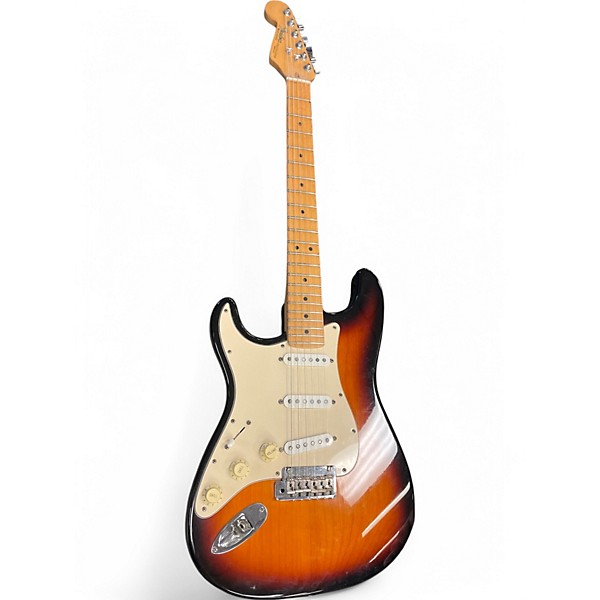 Vintage 1993 Fender STRATOCASTER LH SUNBURST Solid Body Electric Guitar