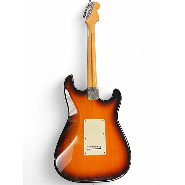 Vintage 1993 Fender STRATOCASTER LH SUNBURST Solid Body Electric Guitar