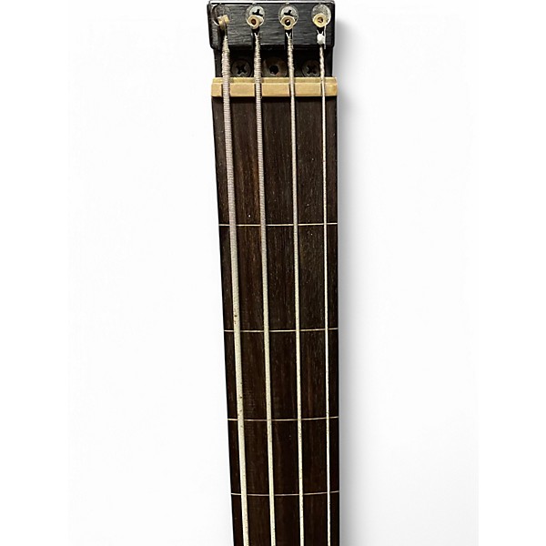 Used Pbc GTB-4 Fretless Natural Electric Bass Guitar