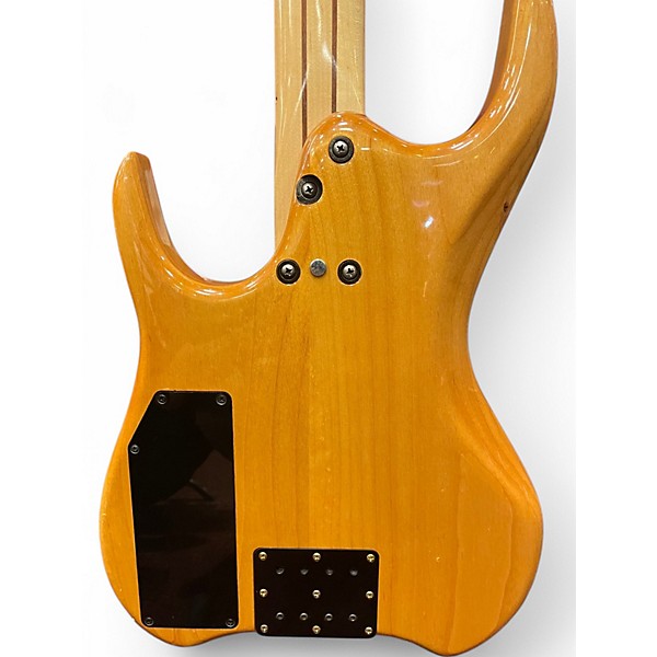 Used Pbc GTB-4 Fretless Natural Electric Bass Guitar