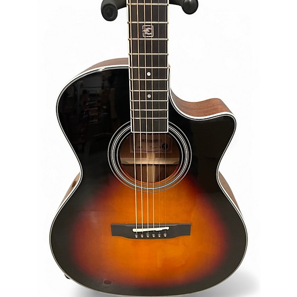 Used 2024 Jericho Solo Stove 2 Tone Sunburst Acoustic Electric Guitar