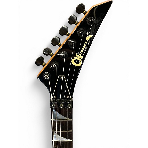 Used Charvel super dinky Black Solid Body Electric Guitar